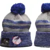 Nueva Gorra de Fútbol 49ers para Otoño e Invierno, Gorro de Punto Cálido Unisex con Letras Bordadas