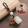 Colgante de Bola de Sachet Hueco Accesorios Hanfu Loto Luminoso Decoración de Bolsa Colgante Llavero para Teléfono Móvil Antiguo de Mano