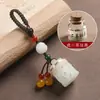 Bolsita Luminosa Hueca Colgante Llavero de Coche Colgante Pequeño para Bolso de Hombre y Mujer Colgante de Caja de Pastillas de Incienso para Aromaterapia