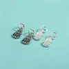 Prata Esterlina S925 Novos Acessórios Estilo Chinês Pingente Ruyi Ábaco Cabaça Pulseira de Corda Feita à Mão DIY Pingente de Pulseira