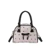Bolso de Color Contrastante de Nicho para Mujer 2025 Nueva Moda Versátil Bolso Cruzado Dulce Fresco Sexy Portátil Bolso de Bolos