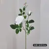Flores Artificiales con Tacto Real, Flores Falsas de Gama Alta tipo Rosa, 3 Cabezas, Sensación Hidratante y Realista, para Decoración de Hotel y Hogar, Venta al por Mayor de Comercio Exterior Transfronterizo