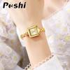 POSHI Reloj Elegante de Lujo Ligero para Dama Moda Reloj de Cuarzo Comercio Exterior Transfronterizo Chattering en stock