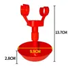 Fuente de agua automática para pollos, tetina de acero, fuente de agua con bola de acero, venta al por mayor transfronteriza, fuente de agua de resorte para patos, gansos, palomas, taza colgante