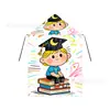 Um Traje de Fábrica Feito Sob Medida para Meninos e Meninas para Apresentações e Fotos da Temporada de Formatura, Apresentando uma Capa com Capuz e Cordões