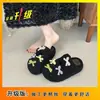 Zapatos peludos casuales estilo francés 2025 Invierno Nuevos estilo coreano para niñas Lindos Bloques de color Lazo Nudo Suela suave Forro de felpa Zapatos de algodón
