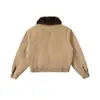 Yidao Vintage 2025 Invierno Marca de Moda para Parejas Ropa de Trabajo Chaqueta de Algodón Cálida con Cuello de Polar para Hombres y Mujeres Abrigo de Algodón Engrosado