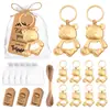 Abridor de garrafa chaveiro de urso simples de comércio exterior, adequado para uma variedade de atividades, presentes e suprimentos de cozinha e bar