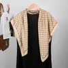 Bufanda Cuadrada de Seda de Sarga de Alta Gama de 90 cm Venta Directa de Fábrica Otoño Nuevo Lujo Accesible Bufanda Cuadrada Estampada Regular Simple