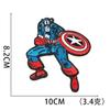 Patch Hulk Bordado Computadorizado Etiqueta Desenho Animado Marvel Homem de Ferro Bordado Adesivo de Tecido Transferência de Calor Bordado Etiqueta Capítulo