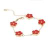 CDD Nova Pulseira de Flor de Ameixa Pulseira Fritillaria Dupla Face AliExpress Amazon Comércio Exterior Transfronteiriço E-Commerce Supply