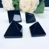Piedra Natural Obsidiana Cristal Pirámide Decoraciones de Piedra Original Oficina Hogar Muebles Adornos de Escritorio Suerte Avanzada