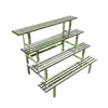 Estante de acero inoxidable para flores, para exteriores, para balcón, simple, multicapa, para sala de estar, de hierro forjado.