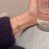 Nuevo Estilo Pulsera Femenina de Alto Nivel Dulce Estrella Gota de Agua Mariposa Pulsera Doble Capa ins Nicho Diseño Lujo Accesible Regalo