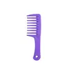 Pente Grande de Plástico Meiji Home com Dentes Largos Gancho Curvo Pente Anti-estático para Meninos e Meninas