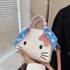 HelloKitty hecho a mano diy casero paquete de materiales bolso de mensajero gato KT regalo para novia Día de San Valentín