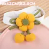 Modernos sujetacortinas minimalistas, con lindos diseños de flores de tela de dibujos animados, utilizados para atar y asegurar las cortinas