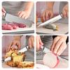 Novo Conjunto de Utensílios de Cozinha com Cartão de Sucção Padrão Martelo Faca Blister Conjunto de Seis Peças Utensílios de Cozinha de Aço Inoxidável Cabo Ferradura Padrão Martelo Conjunto de Seis Peças