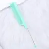 Novo Pente Colorido Pontiagudo DIY, Pente Criativo com Contas, Ferramenta de Penteado, Pente para Separar Cabelo, Pente de Plástico para Corte