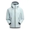 Chaqueta LT de carcasa dura para exteriores, con costuras totalmente selladas, de color azul, que ofrece características a prueba de viento, impermeable y resistente a la abrasión, adecuada para senderismo, campamento y montañismo.