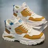 Zapatos de Hombre Otoño 2026 Nuevas Zapatillas Transpirables de Caña Alta para Adolescentes de Moda Versátiles de Suela Gruesa Casual Tipo Papá para Hombres