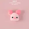 Porco, Hipopótamo, Urso e Coelho Desenho Animado Acessórios Decorativos Adesivos para Capa de Celular DIY Acessórios de Resina