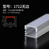 Fita de LED liga de alumínio calha de luz calha linear de alumínio embutida instalação oculta tira longa de prata luz linear de teto luz linear