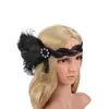 Faixa de Cabelo de Pena Europeia e Americana Acessórios de Cabelo para Festa Faixa de Cabelo para Testa Estilo Étnico Indiano Acessório de Cabeça de Pena Retrô