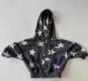 26 Nuevos Estilos de Otoño para Niños y Niñas, En Stock Moda Callejera Retro Americana Sudadera con Capucha Estampada de Estrella Chaqueta para Niños Top