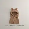 Gorro Todo en Uno para Bebé Otoño e Invierno Gorro Cálido Bufanda Lindo Versátil para Bebé Niño y Niña Gorro con Protección para Orejas Gorro de Lana para Niños Moderno