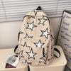 Nova Mochila Escolar Casual para Estudantes do Ensino Médio de Grande Capacidade Personalizada Graffiti All-match Moda Moda Mochila de Viagem