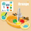 Modelo Nuevo Transfronterizo en Stock Fregadero Eléctrico Simulado para Lavar Platos Infantil con Agua Circulante Fregadero de Cocina Juguete Educativo