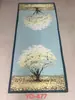 Venta al por mayor de fábrica Nuevo satén de brocado de Li 90*180 estampado Bufanda larga de playa Versión coreana de chal de seda