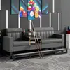 Sofá de Bilhar, Cadeira de Observação, Salão de Bilhar Mesa e Cadeira de Lazer Multifuncional Bordada Oito Negro, Sofá Especial para Assistir Bilhar no Salão de Bilhar
