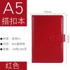 Caderno de Negócios A5 Couro Caderno Simples Fivela Magnética Retrô Caderno de Couro Bloco de Notas para Reunião de Escritório Logo Personalizado