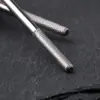 Nuevo Juego de Herramientas para Manicura Yaqin de Acero de Tungsteno: Cabezal de Pulido, Biselador, Varilla Recta para Eliminar Piel Muerta y Grabado, Pulido de Uñas