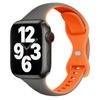 Adecuado para correa de Apple Watch de cintura pequeña, correa de silicona para iwatch, correa de reloj Applewatch, hebilla de mariposa a juego de un solo color