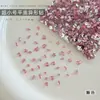 Mini pedrería para uñas de fondo plano y forma única, incluyendo diseños de corazón, ojo de caballo y mariposa, para decoración y embellecimiento de uñas; un producto popular transfronterizo