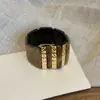 Pulsera geométrica de resina vintage americana para mujer, diseño retro, joyería única y versátil al por mayor