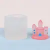 Molde de Silicona para Hornear DIY, Casa de Cabina, Castillo, Deslizante, Vela, Aromaterapia, Adornos de Escritorio, Molde de Silicona
