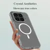 Adecuado para la funda del teléfono Xiaomi 15T Pro con atracción magnética, transparencia, delgadez y amigabilidad con la piel LeReach