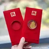 Oro Puro 999 Princesa, ¡Por Favor Hazte Rica! Nuevo Estilo Sobre Rojo Pegatina para Teléfono Regalo para Reunión Anual de la Empresa Contrato