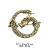 Insignias de Animales Personalizadas Creativas Europeas y Americanas Broche de Cocodrilo de Diamante de Aleación para Hombre Pin de Accesorios de Ropa de Alta Gama Se Puede Encriptar