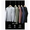 Asequible, como el algodón, absorbe la humedad, transpirable, antiolor, universal, para exteriores, manga larga, capa base, camiseta de secado rápido 8918