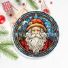 Em estoque fornecimento direto transfronteiriço acrílico transparente decoração para casa de natal pingente decoração festa porta placa suporte geração