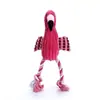 Juguete de Peluche Flamenco que Hace Sonido para Mascotas, Nudo Resistente y Masticable Juguete Interactivo para Perros, Suministrado Directamente por el Fabricante