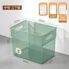 Caja de Almacenamiento Antibacteriana BNBS para Refrigerador Marco Transparente de Grado Alimenticio para Conservar Frescura Cesta de Almacenamiento para Porcionar Ingredientes Alimenticios de Cocina