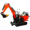 Excavadora Compacta de Orugas Excavando Medicina Tradicional China Construcción Municipal Excavando Cable Subterráneo Excavadora Pequeña Venta Directa de Fábrica