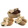 Pantuflas de peluche Birkenstock de otoño e invierno para mujer, pantuflas peludas retro con lazo y punta cerrada, pantuflas de algodón para exteriores sin cordones