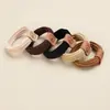 Al por mayor En stock Rayas Horizontales Moda Lindo Oso Gomas para el Cabello Alta Elasticidad Bandas para el Cabello Accesorios para el Cabello de Mujer